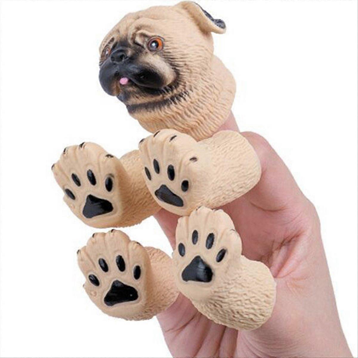 A Squirrel Finger Puppet Set, Animals Puppet Show Theater Props