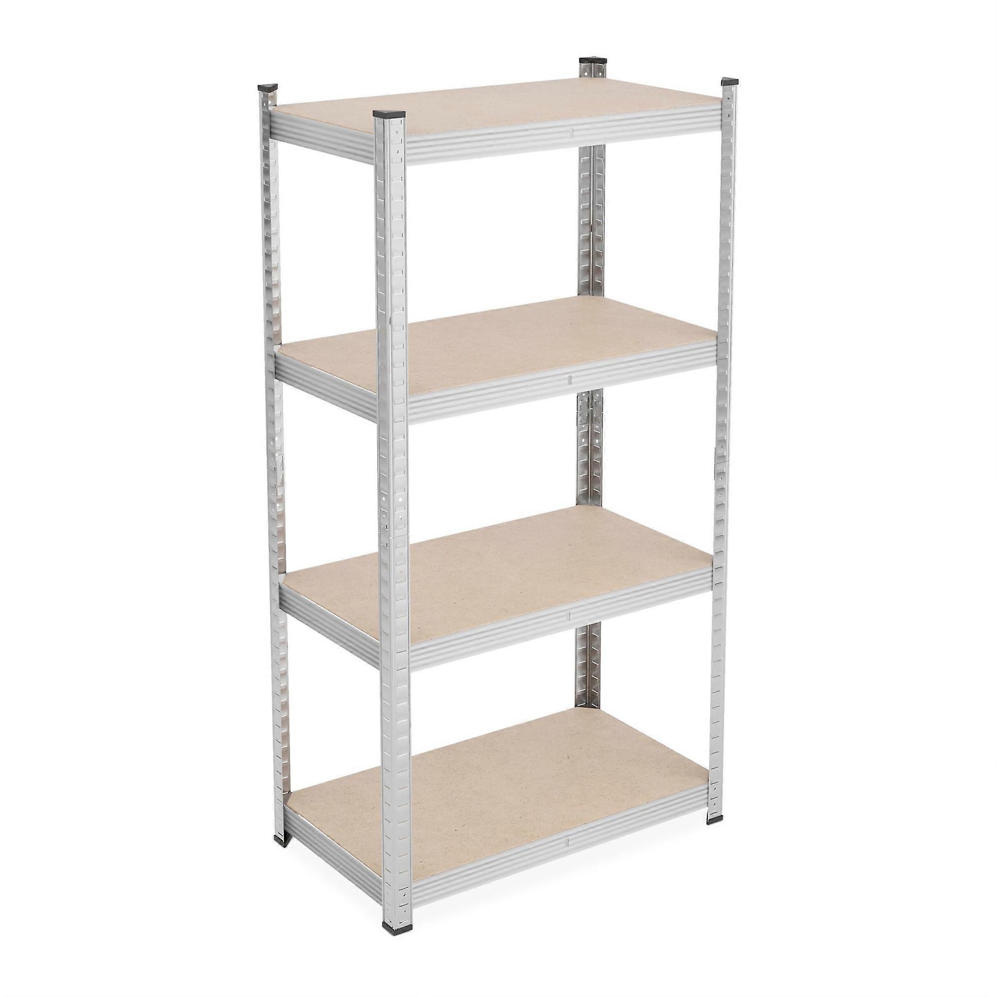 Galvaniserade hyllplan för tunga laster med 4 nivåer