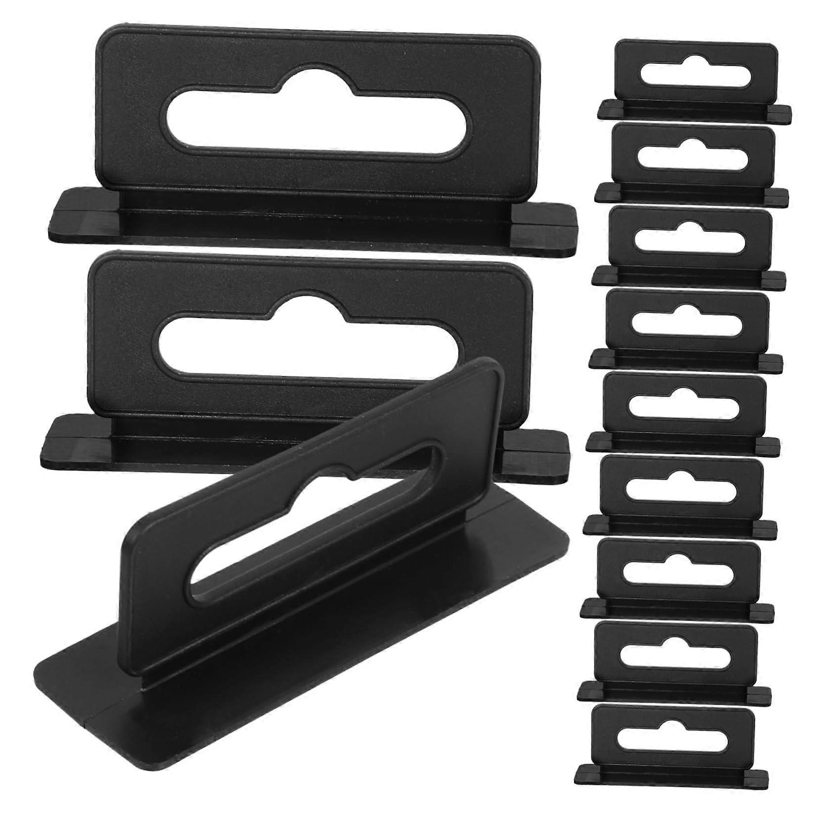 100pcs Plastic Pegboard Display Hooks for Easy Tag Attachment and Jewelry Retail Use