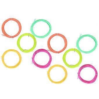 3D Printer Filament Pla for Smooth Printing 10Pcs with Assorted Color