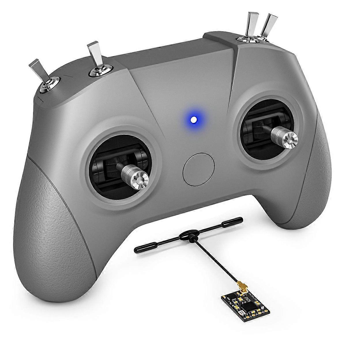 C8 FPV Remote Control Handle with ELRS Receiver Support Liftoff/DRL for RC Fixed Wing FPV Drones Ro