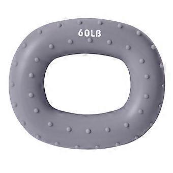 Hand Grip Strengthener Silicone Ring for Exercise 1Pcs Practical Hand Gripper Grey