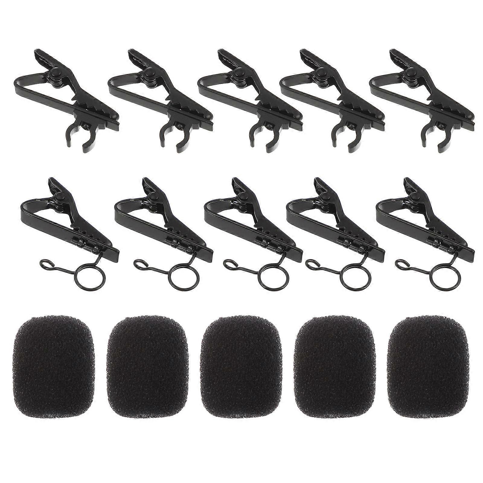 Microphone Clips Kit with Wire Clips for Microphone Use 18Pcs Set