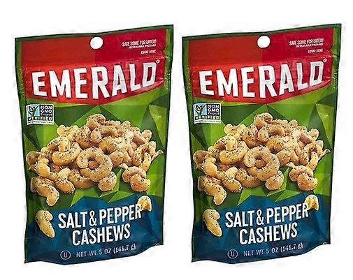 Emerald Nuts Salt & Pepper Cashews 2 Pack