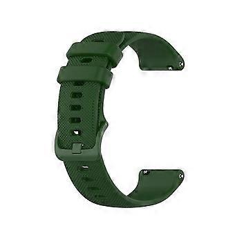 22 mm Silikon-Uhrenarmband für Garmin Vivoactive4, Venu SQ, Forerunner245, schweißresistent