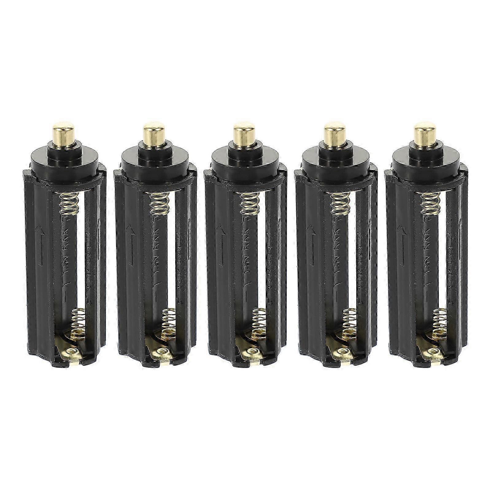 5pcs Plastic 3 AAA Battery Holder Case Box for Flashlights