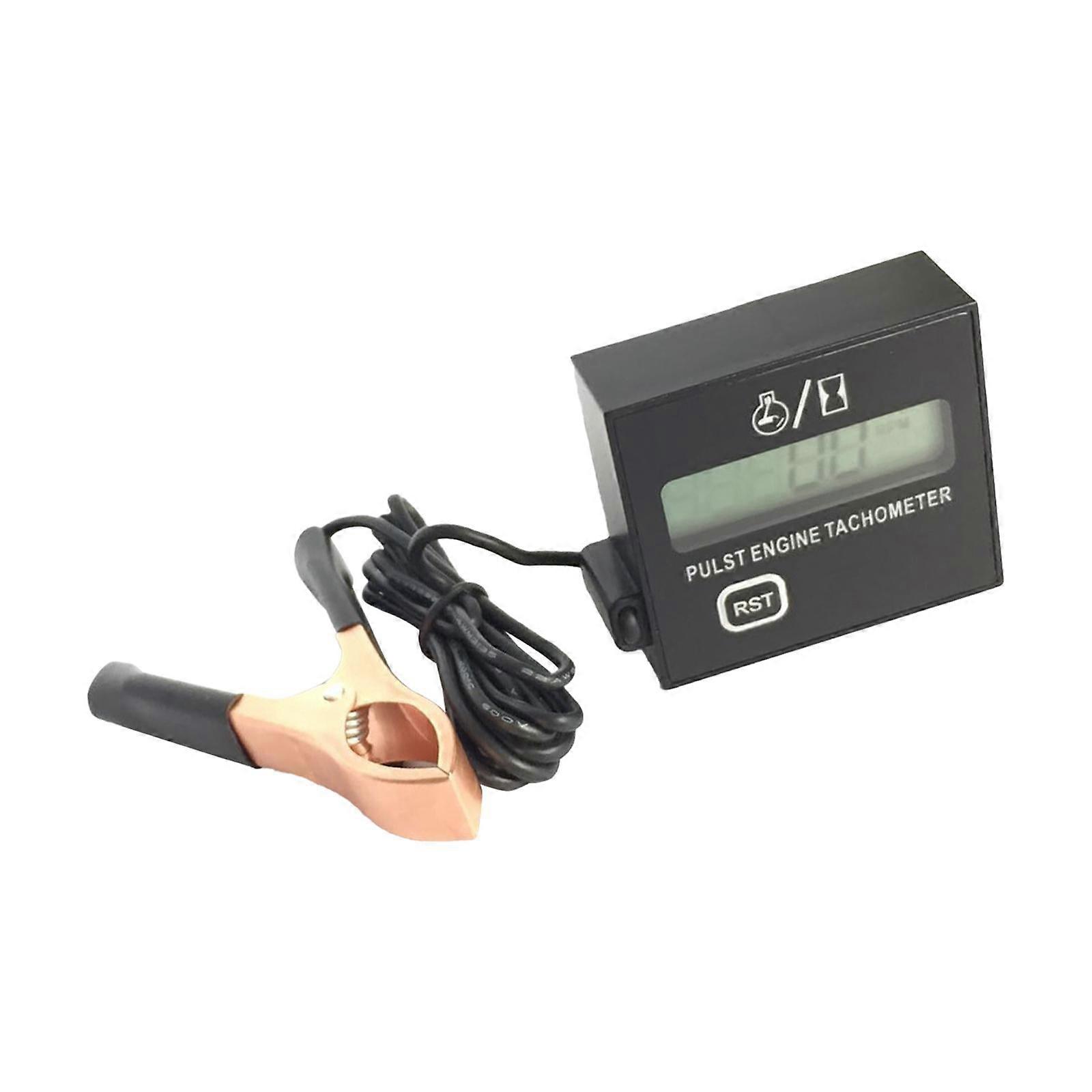 Digital Tachometer Small Engine Tachometer for Cropper Generator RV Single Button