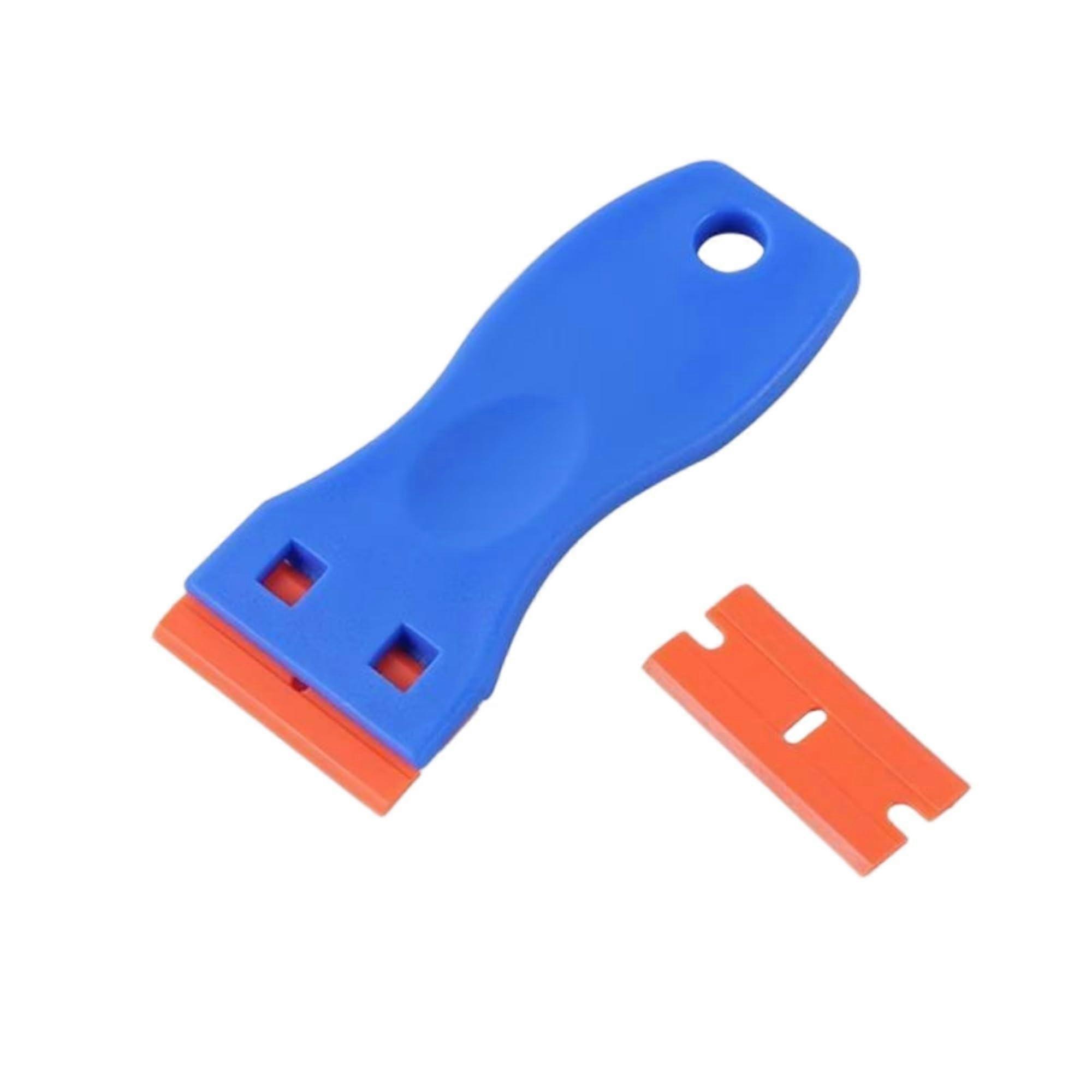 Adhesive Remover Scraper Set with Replaceable Sharp Blade for Kitchen, Tile and Glass Cleaning