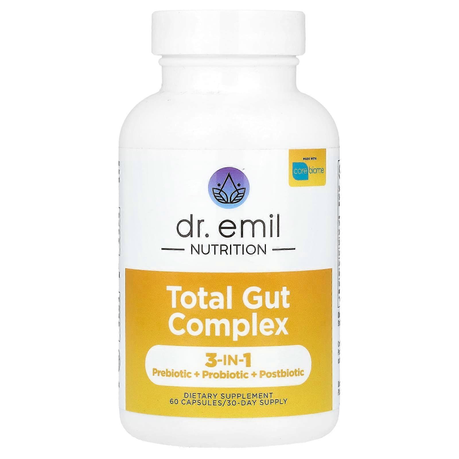 Dr Emil Nutrition, Total Gut Complex, 60 Capsules