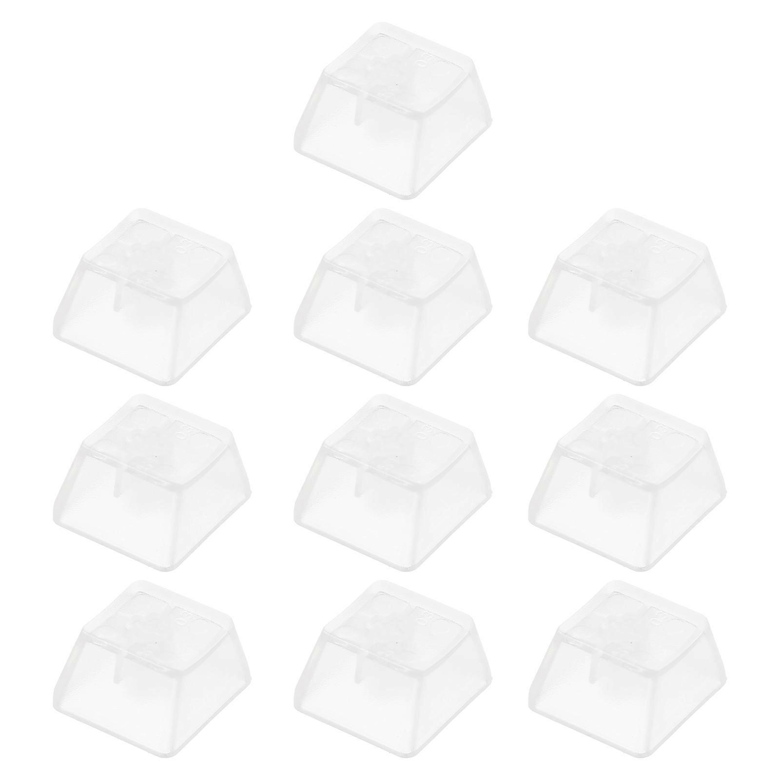 10pcs Key Mechanical Keyboard Accessory Keycap Transparent Keyboard Key Protector