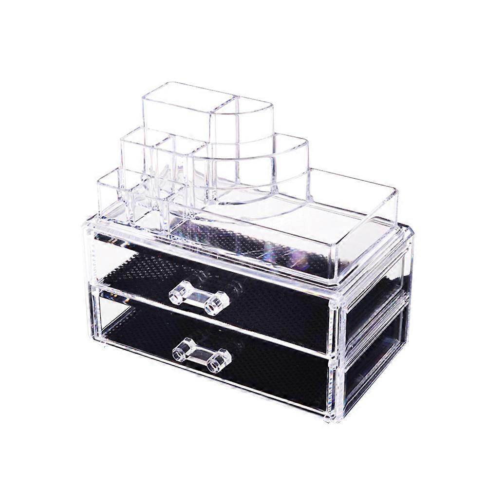 Makeup Organizer Cosmetics Storage Box for Storage 3 Tier Drawers Stackable