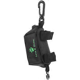 Lightweight Pet Poop Bag Dog Pulling Leash Attachment for Hauling Black