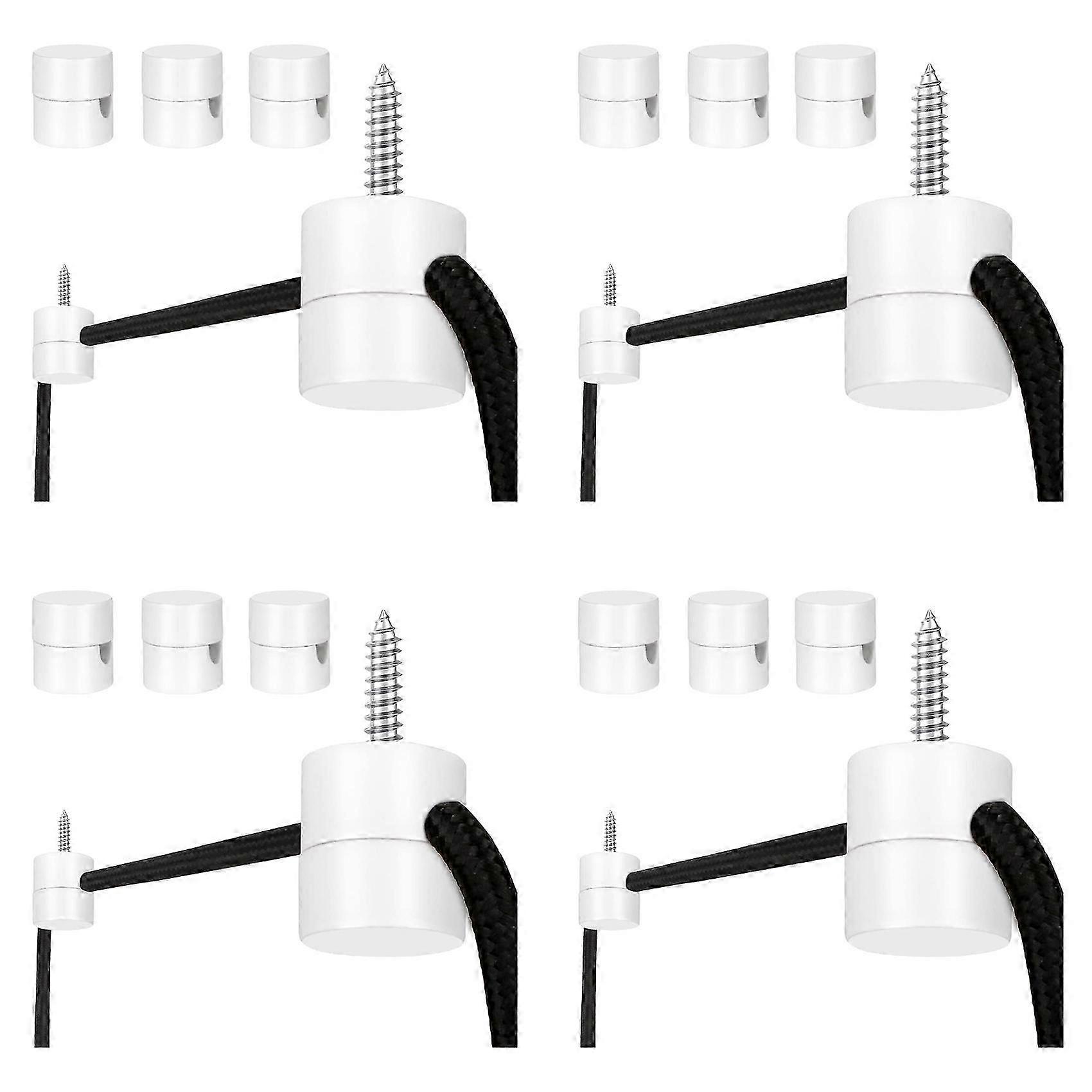 12 Pack Ceiling Hooks compatible with Ceiling Hanging Lights, Pendant Light Hook compatible with Ceiling Lamp, Ceiling Hooks, DIY Lamp