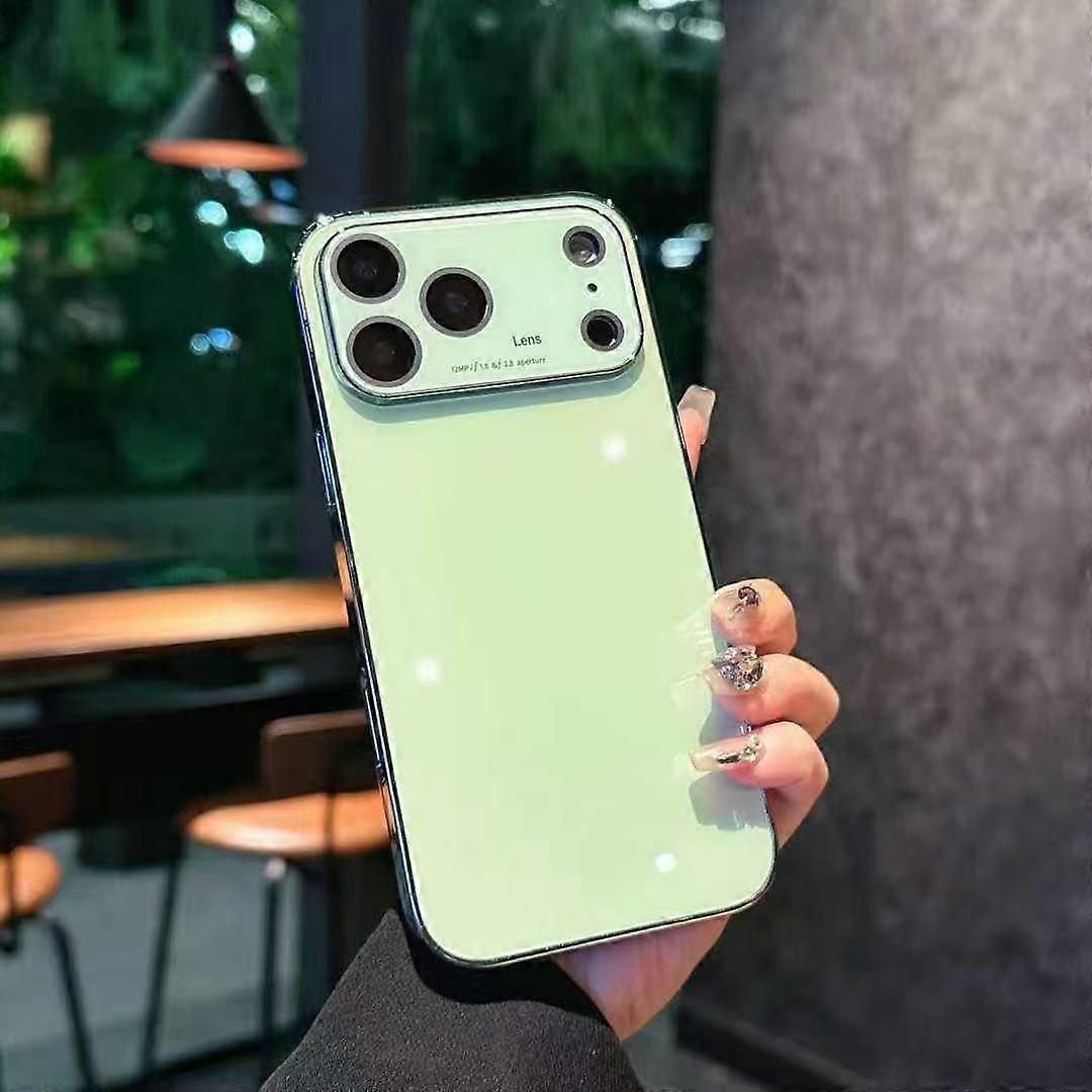 Case for iPhone 15 Pro max Mirror Electroplated Cyan