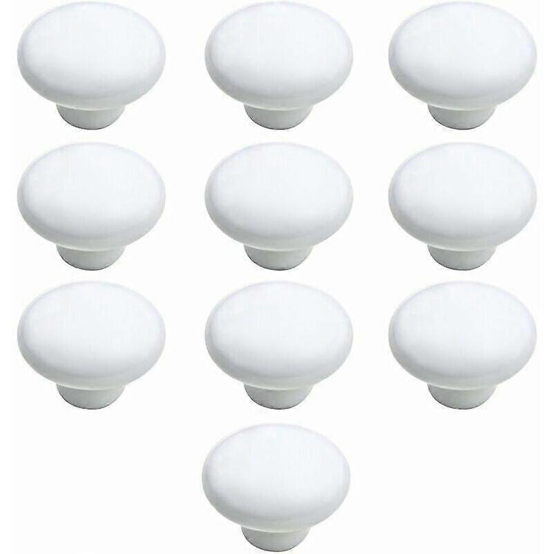10 Pack Ceramic Kitchen Cabinet Drawer Knobs Set