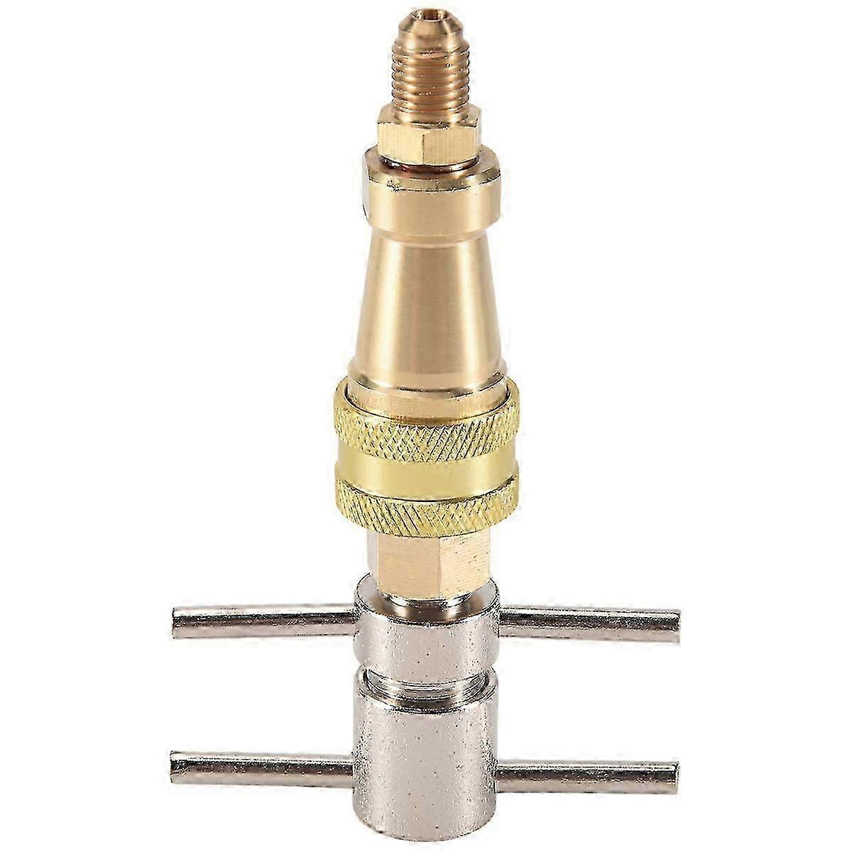1/4 inch FNPT Brass Quick Connect Coupling Compatible with Refrigerator Tools