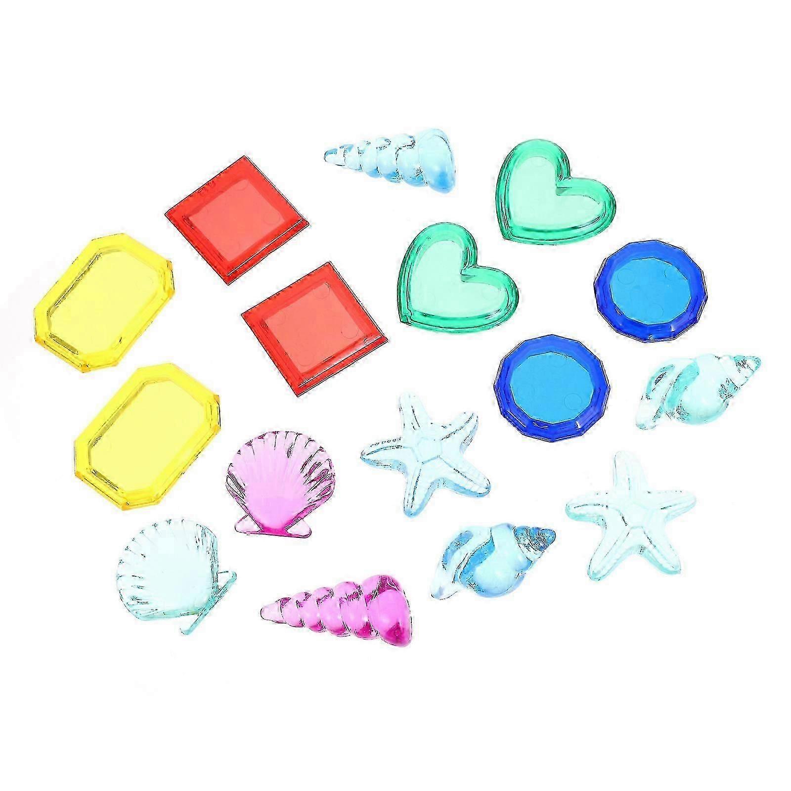 Interactive Diving Toys Wear-Resistant Dive Gems for Pool 32Pcs Set