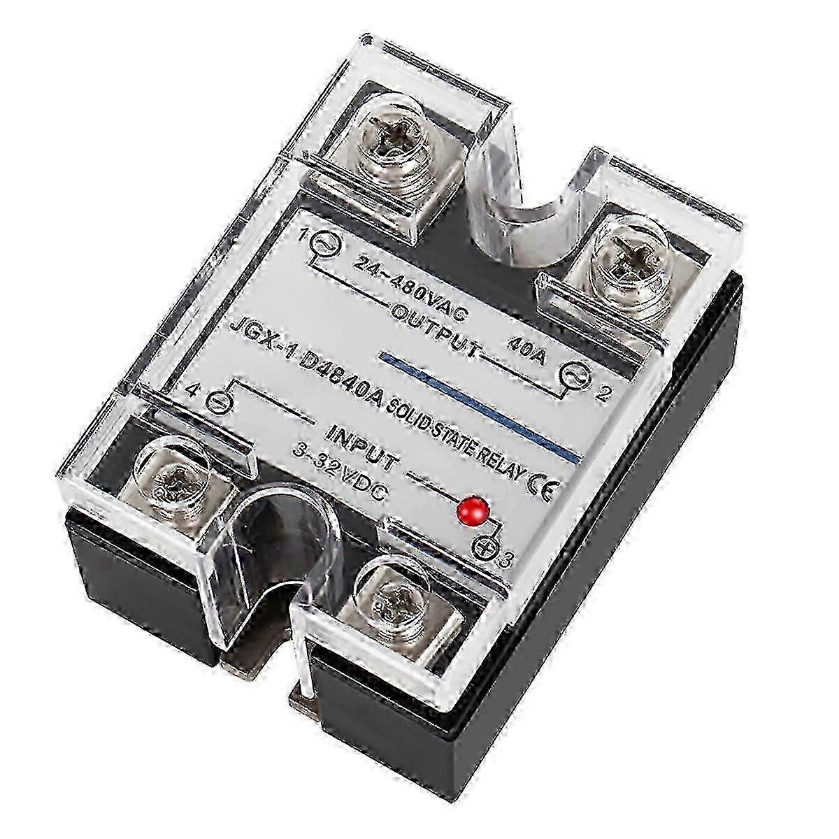 Single Phase Solid State Relay Single Phase Ssr Dc Control Ac Solid State Relay 80a