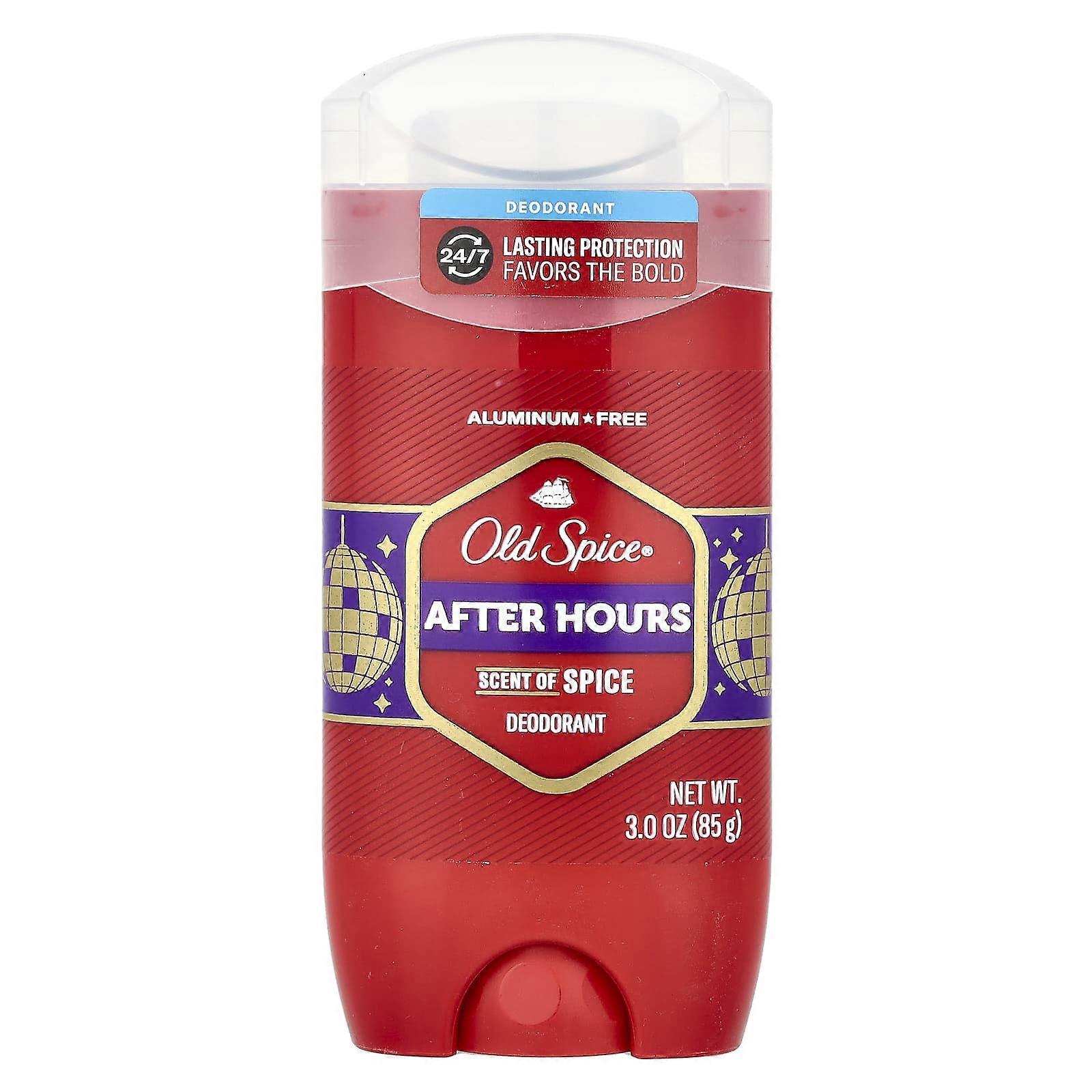 Old Spice, After Hours Deodorant, Spice, 3 oz (85 g), 2-Pack