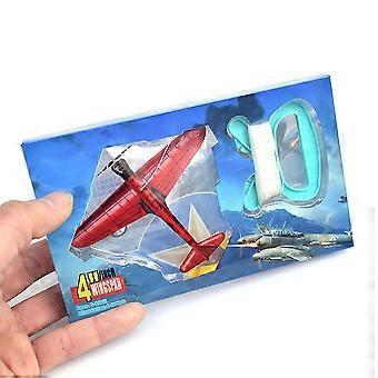 Mini vliegers, vliegtuigvliegers, microvlieger, mini 3,54 inch hoog x 4 inch breed, plastic vlieger-nbh