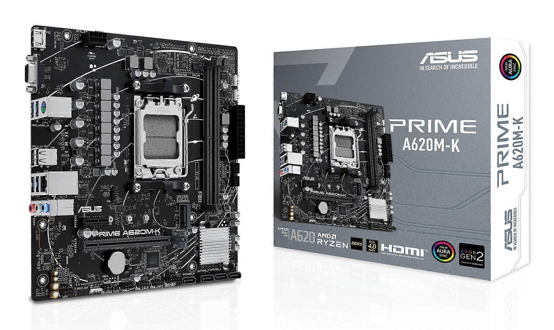 Asus Prime A620m-k AMD A620 Socket AM5 Micro ATX