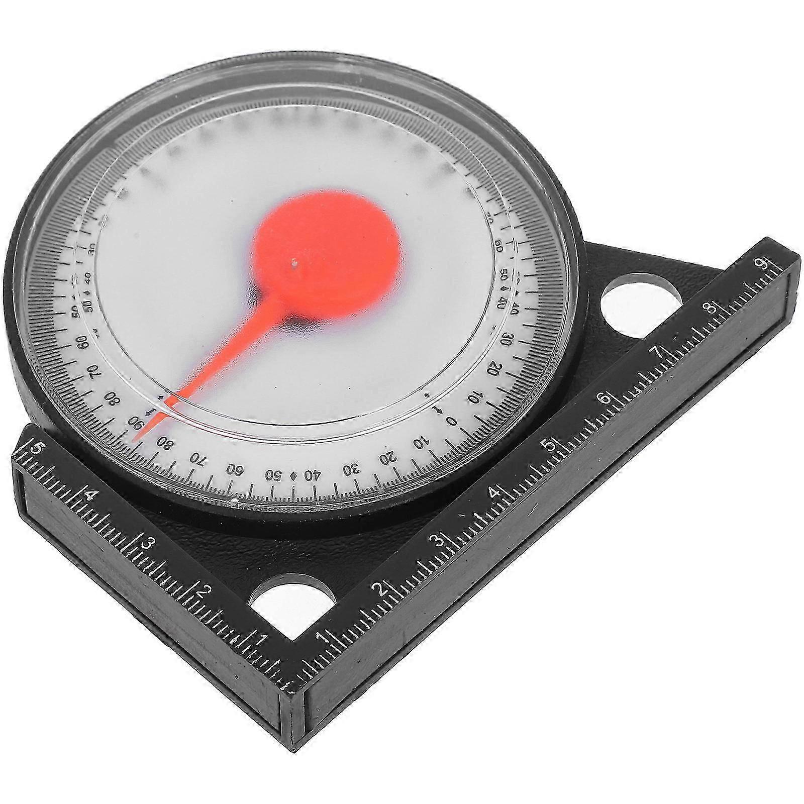 Plastic Slope Gauge Angle Meter, Portable Lightweight Construction Tool with Clear Display for DIY Projects and Angle Measurement