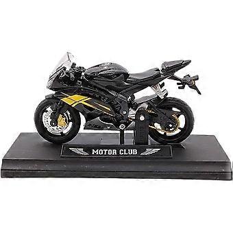 Alloy Motorbike Toy, Balck Alloy Motorcycle Model,High Simulation Pull-Back Motorbike Vehicle,Kids Toy Motorcycle,for 3 Year Old Boys and Girls