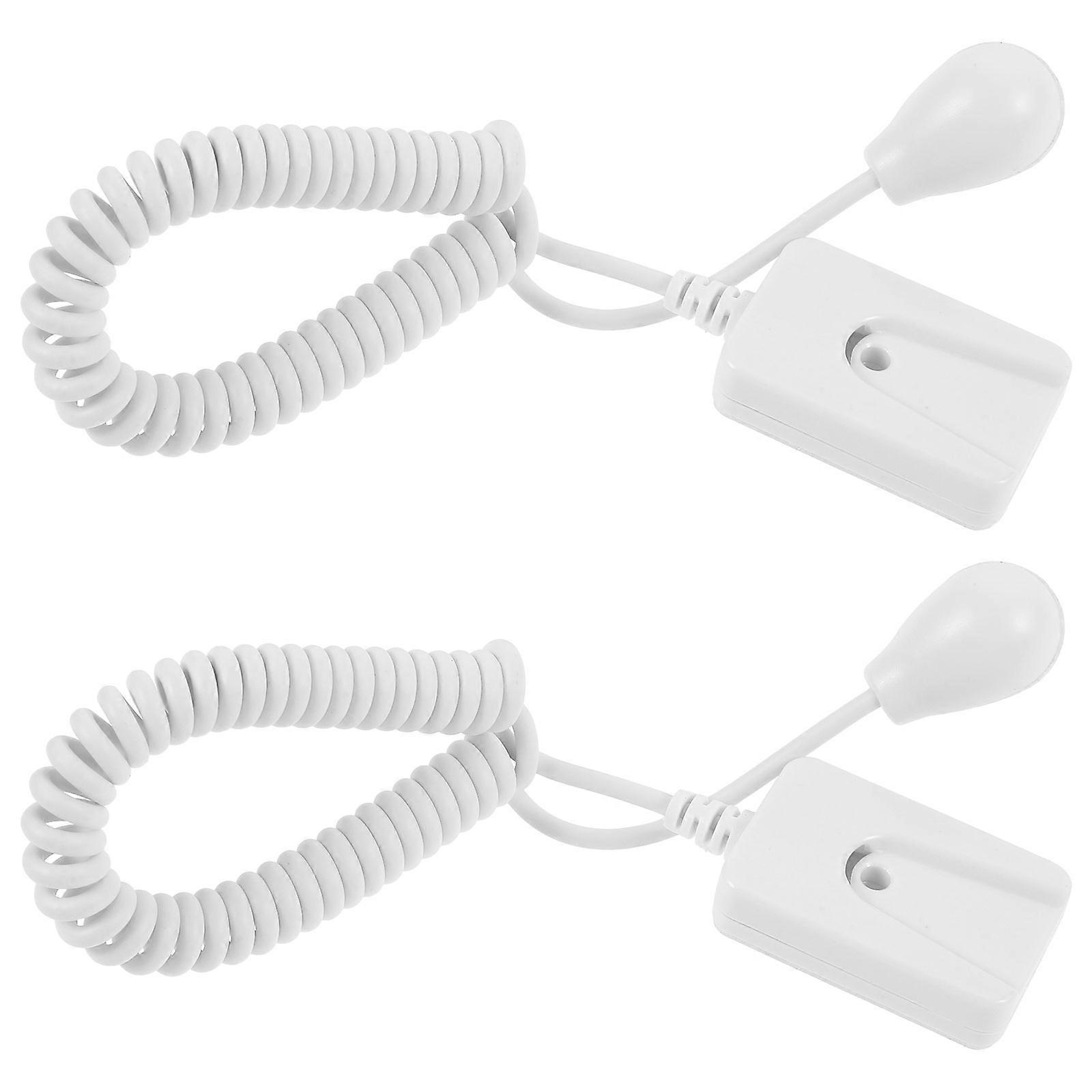 2pcs Remote Control Tether Adhesive Remote Control Retractable Leash For Phone Tablet