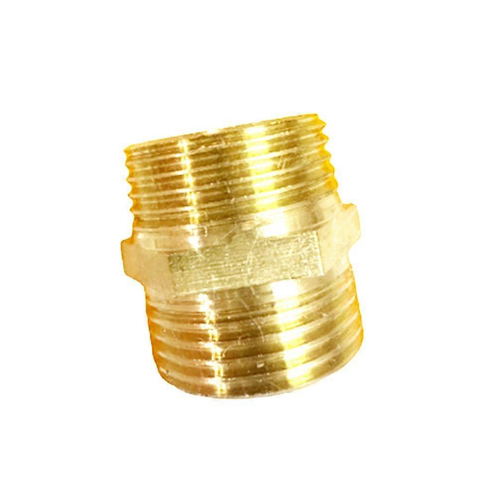 1 Inch Brass Double External Thread Coupling