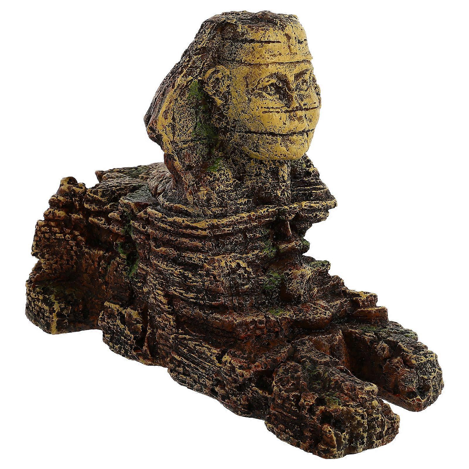 Statue de sphinx pour aquarium (1 pièce)