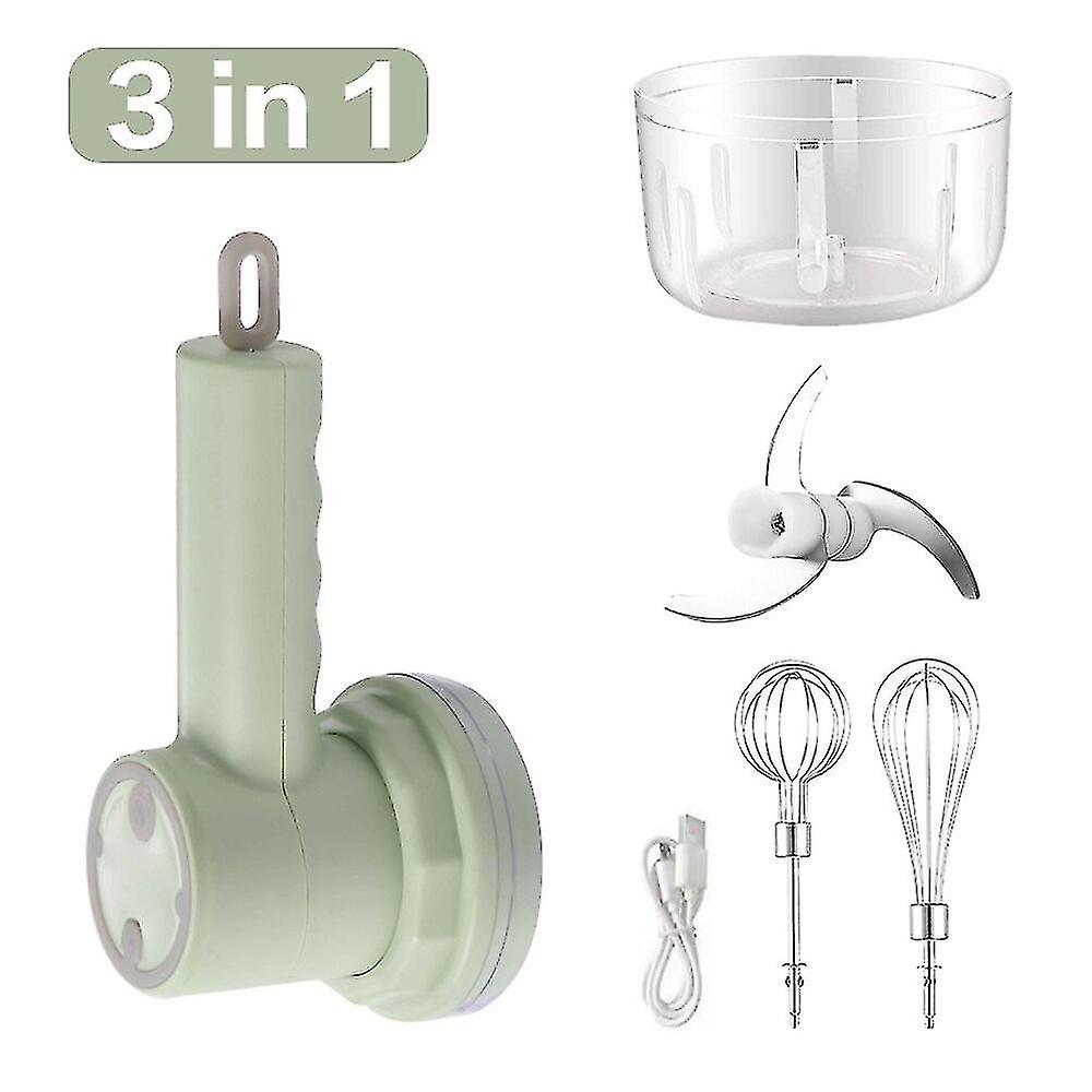 250 מ"ל מזון יד אלחוטית מיקסר מקצף ביצים חשמליות קרם חלב בלנדר USB מגרסה נטענת לבשר