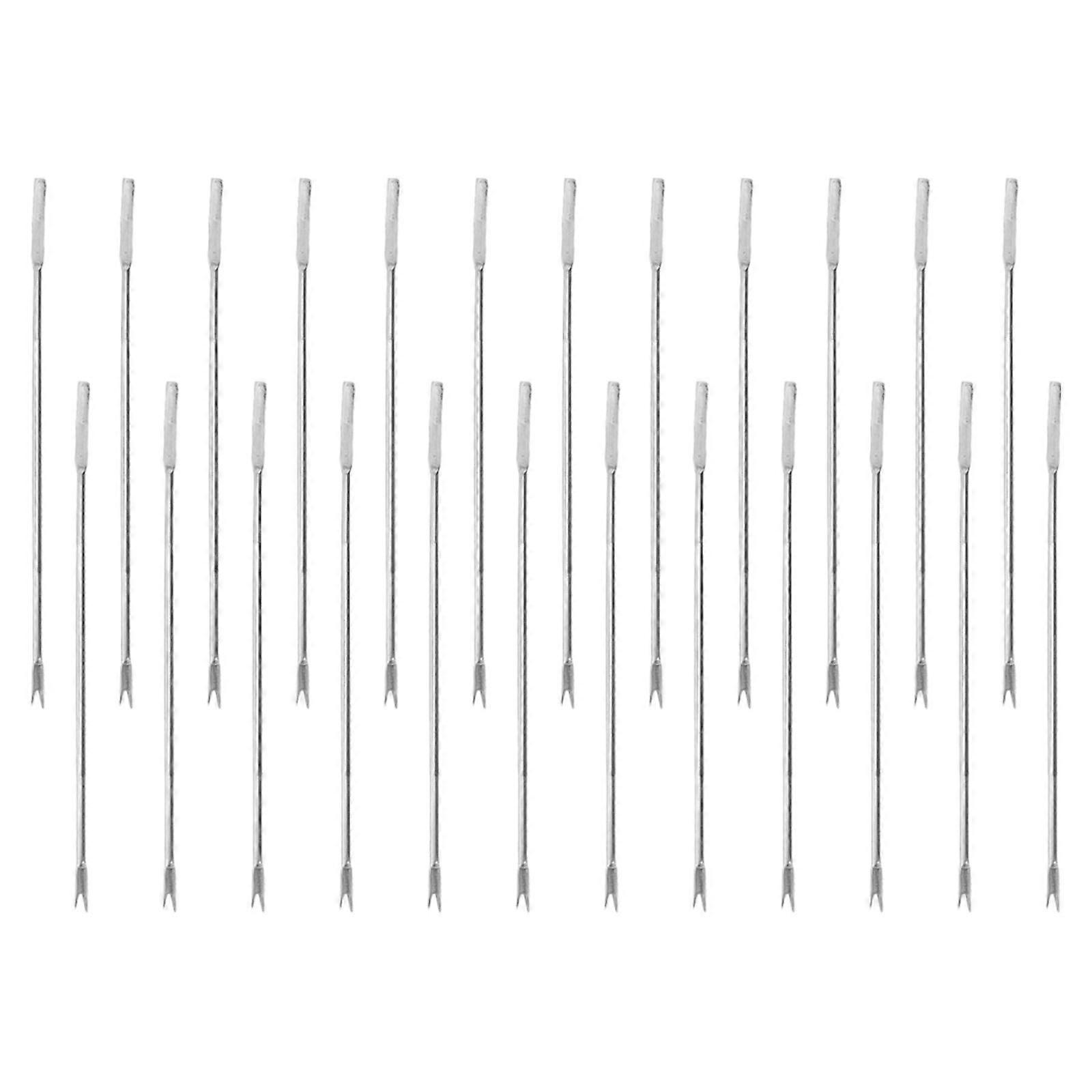 24pcs Multipurpose Walnut Needles Fruit Fork Practical Seafood Peeling Needle Tools