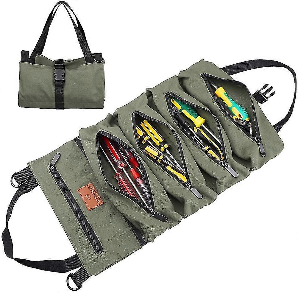 Multifunction   Roll-Up Tool Bag For Keys