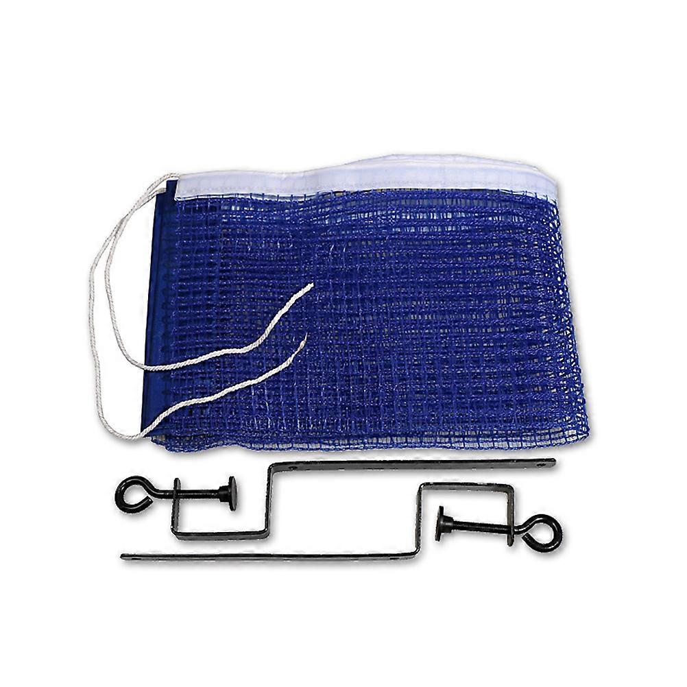 Table Tennis Portable Net Frame Tool Set Simple Net Rack Bracket Combination Set(Blue)