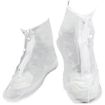 Waterproof Shoe Covers Size 45 46, NonSlip Reusable Protectors for Outdoor and Camping