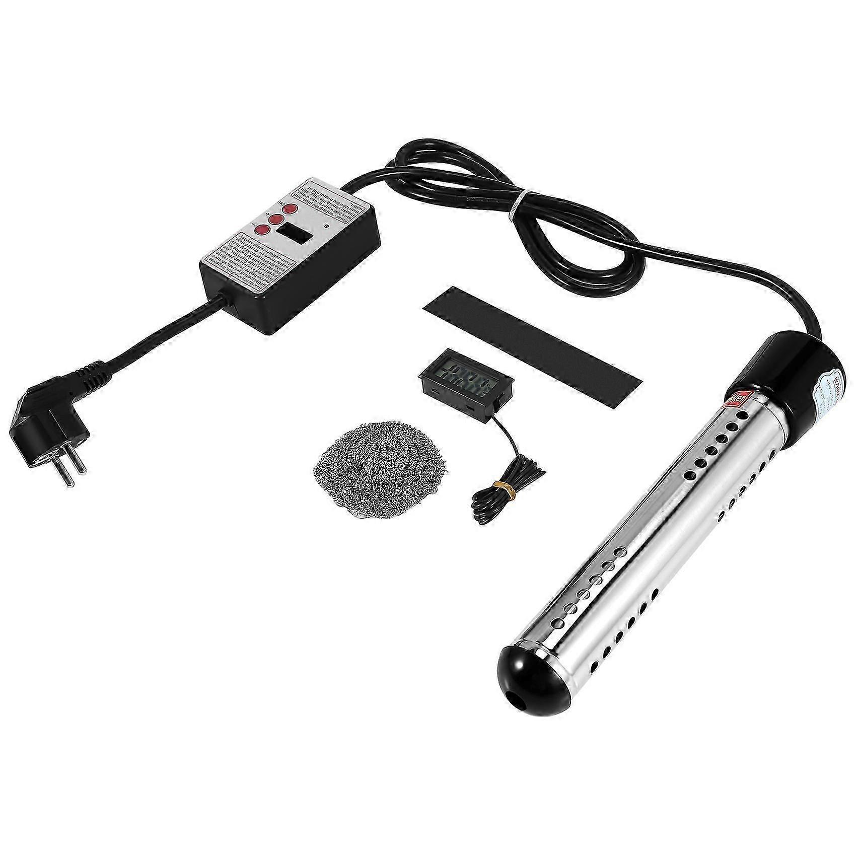 2500W Immersion Heater, Pool Heater Automatic Timer, Safe Pool Heating Immersion Heater, Perfect Eu