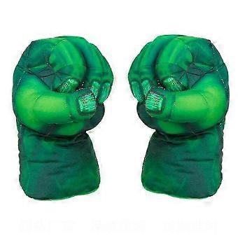 Grüne Hulk Simulation Boxhandschuhe Erwachsene lustige Plüsch Spielzeug grün