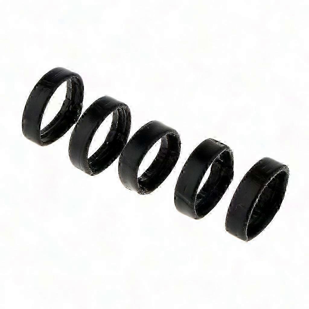 5-Pack PU Leather Watch Band Loop Replacement Holder Ring Retainer