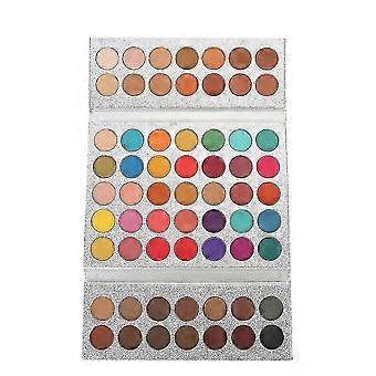 Beauty Glazed 63 väriä helmiäislasitettu matta luomiväri silmäkosmetiikka meikkipaletti 2025