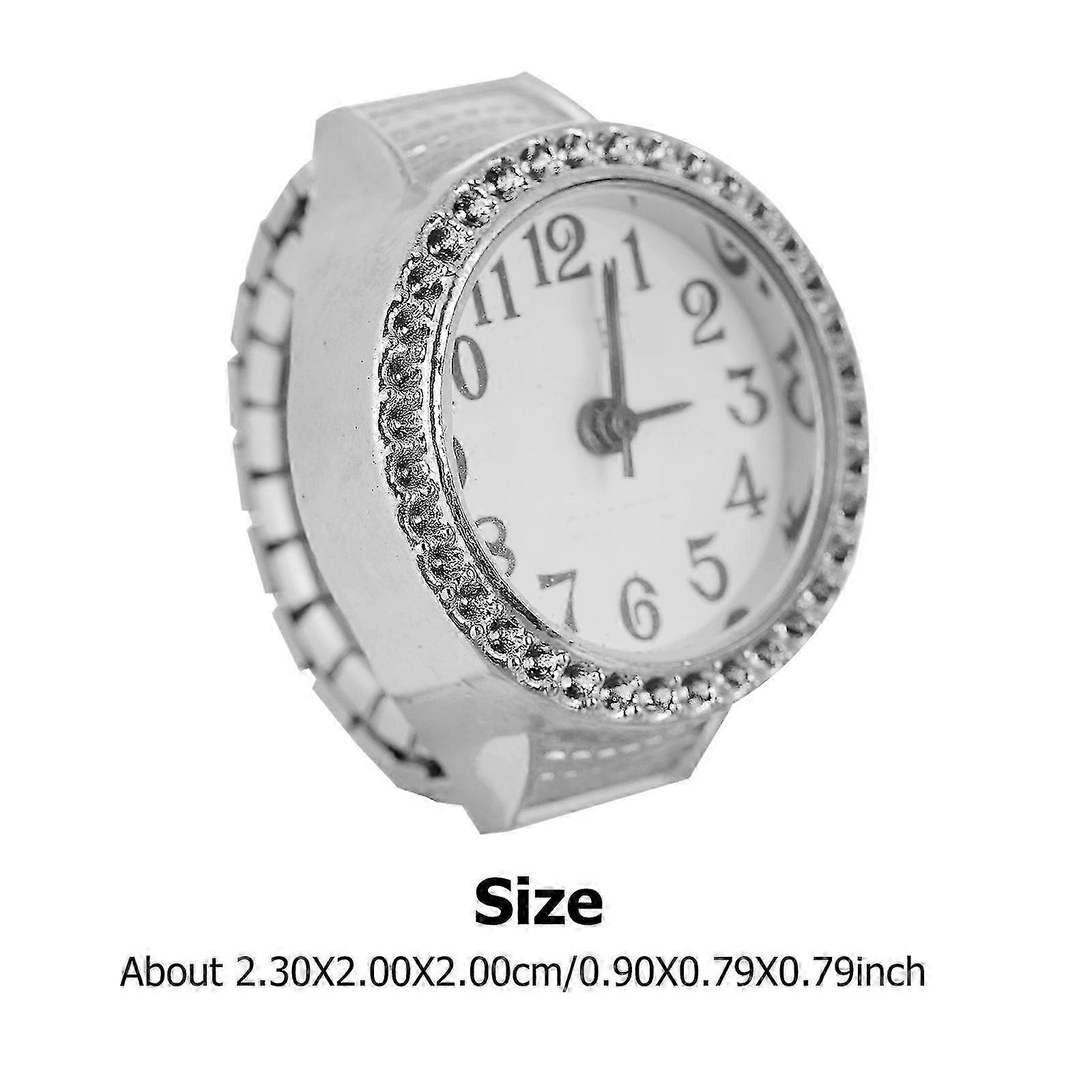 1pc Creative Ring Watch Pretty Finger Watch Practical Finger Ring Watch
