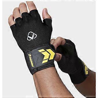 INF Profi-Trainingshandschuhe, 1 Paar – rutschfeste Polyesterhandschuhe für Krafttraining, Klimmzüge und