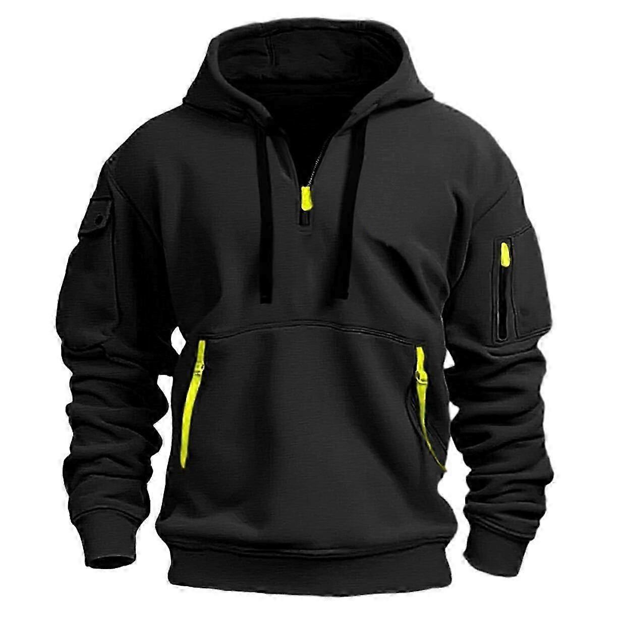 Lässiger Herren-Kapuzenpullover mit Taschen