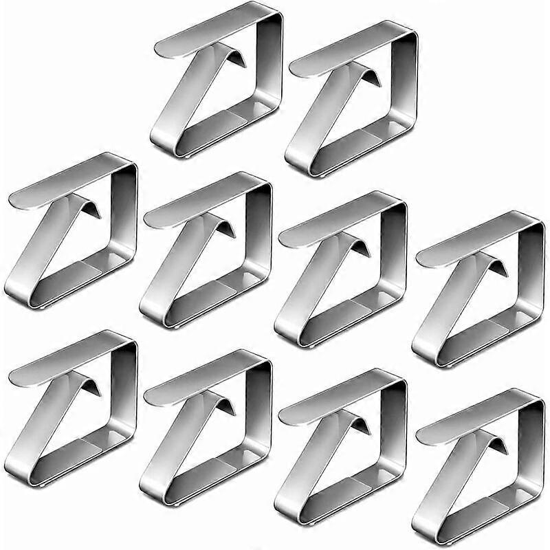 Stainless Steel Tablecloth Clips, RustProof StrongGrip Versatile Fasteners