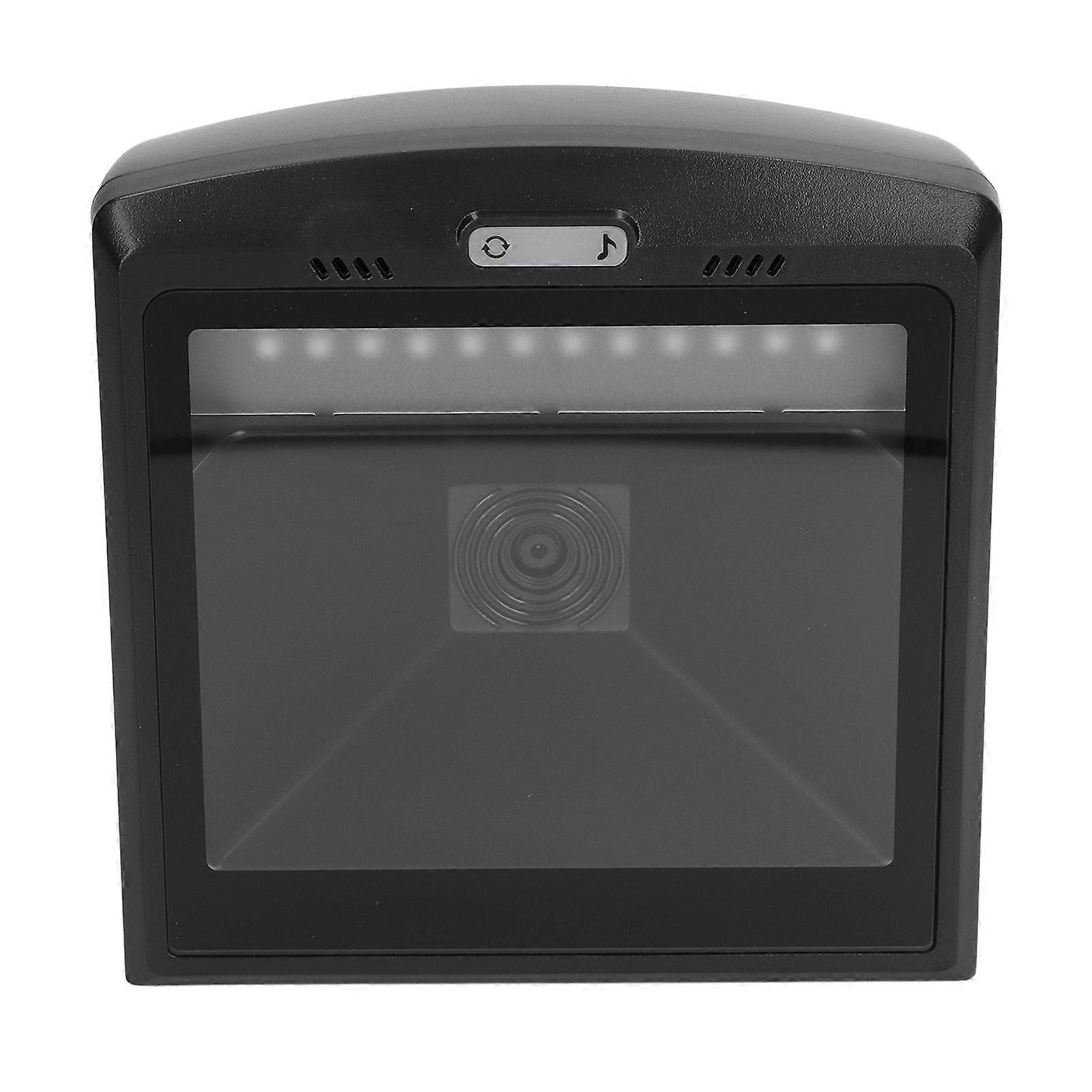 Hands Free Barcode Scanner Large Screen Desktop Automatic 2D QR Barcode Scanner for Payment