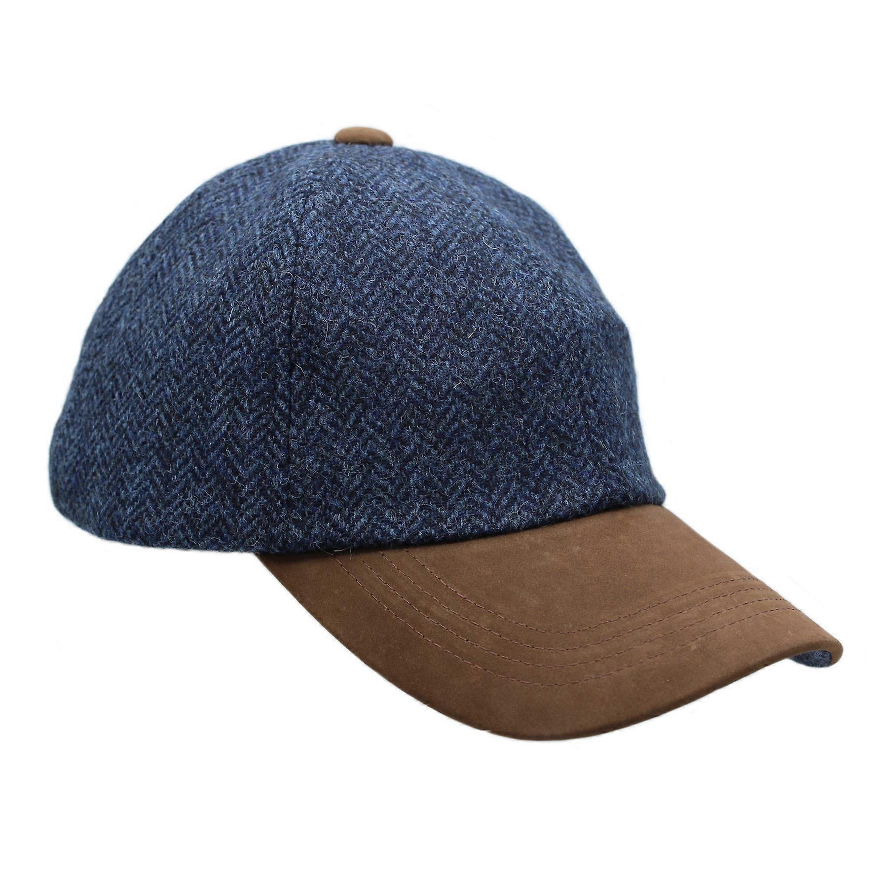Sutton Tweed Baseball Cap ZH105 Harbour