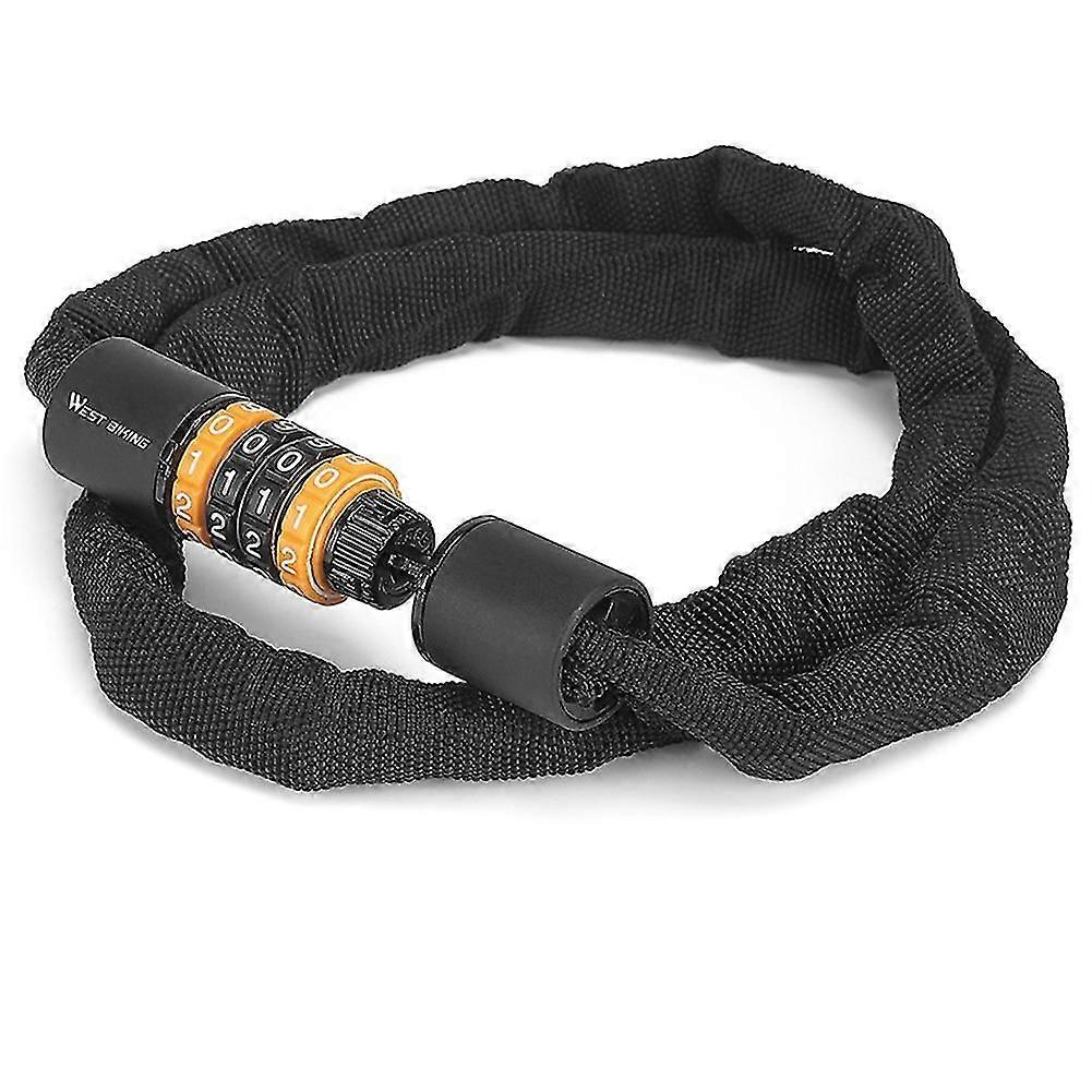 Bike Lock Cable,universal Bike Cable Basic Self Coiling Combination Cable Combo Zinc 4-digit Code
