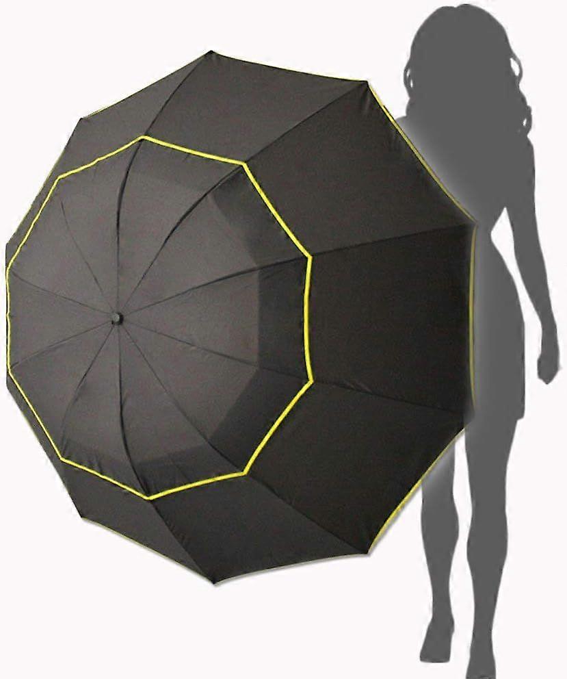 Double-Layer Windproof Waterproof Umbrella for Outdoor Use