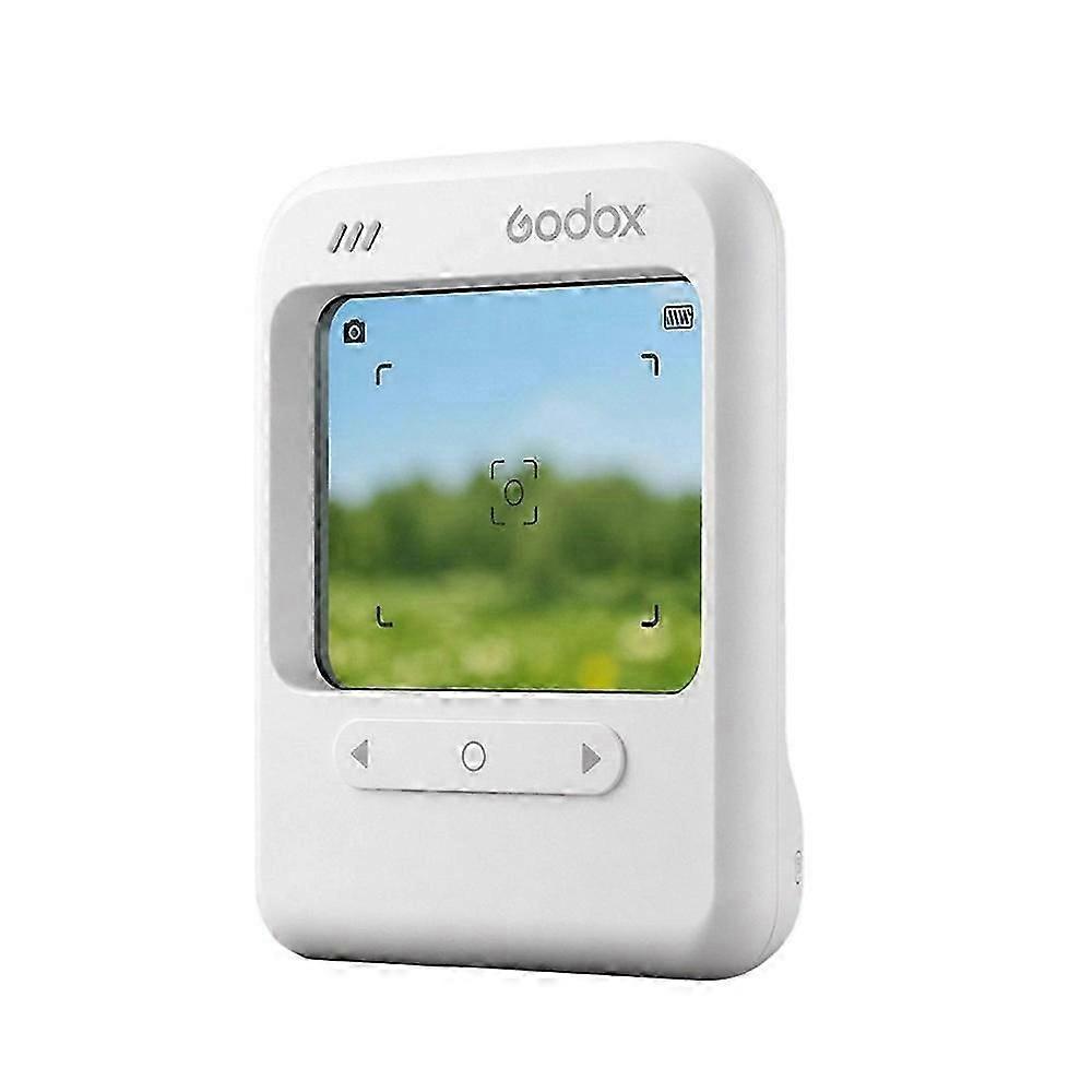 Câmera mini CCD Godox C100 com visor transparente para vlogs e viagens.