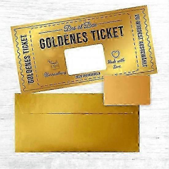 Golden Ticket Scratch Card Set
