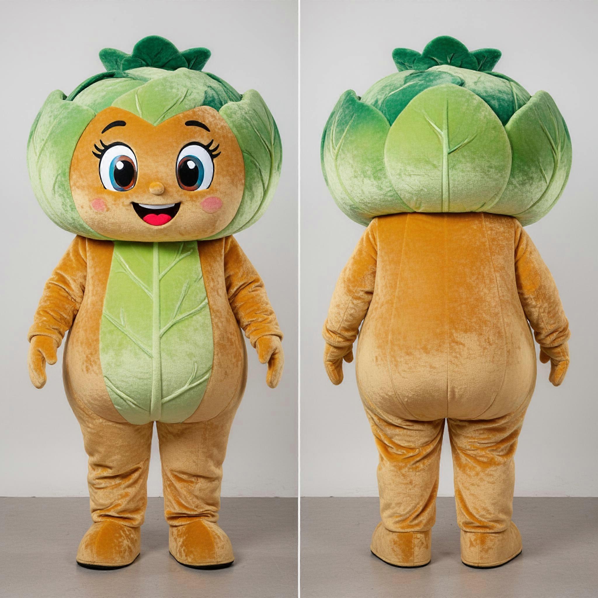 MASTICOT Golden Round Cabbage Mascot